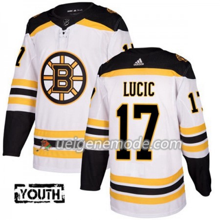 Kinder Eishockey Boston Bruins Trikot Milan Lucic 17 Adidas 2017-2018 Weiß Authentic